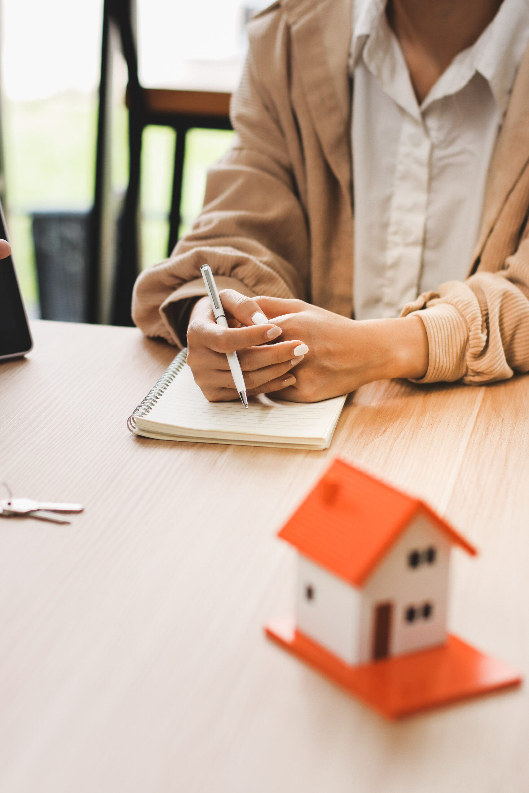 Rental agreement, Sale agent deal to agreement successful home loan contract with customer and sign agreement contract Insurance home concept..
